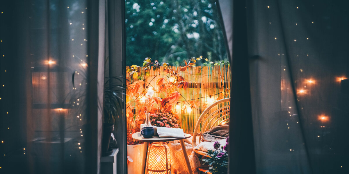 Herbst-Beleuchtung für den Garten