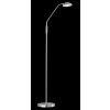 Fischer & Honsel Pool Stehleuchte LED Nickel-Matt, 1-flammig, Bewegungsmelder