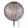 Globo Sun Solarleuchte LED Silber, 1-flammig