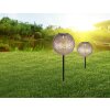 Globo Sun Solarleuchte LED Silber, 1-flammig