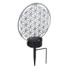 Globo Sun Solarleuchte LED Silber, 2-flammig