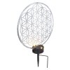 Globo Sun Solarleuchte LED Silber, 2-flammig