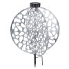 Globo Sun Solarleuchte LED Silber, 1-flammig