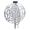 Globo Sun Solarleuchte LED Silber, 1-flammig