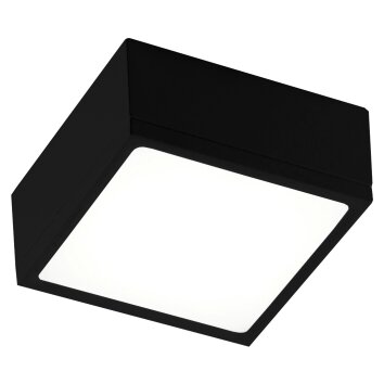 Luce Design Klio Deckenleuchte LED Schwarz, 1-flammig