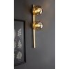 Luce Design PLUTO Wandleuchte Gold, 2-flammig