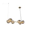 Luce Design PLUTO Pendelleuchte Gold, 6-flammig