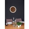 Luce Design MOON Wandleuchte LED Braun, Holzoptik, Schwarz, 1-flammig