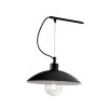 Luce Design ELDORADO Wandleuchte Schwarz, 1-flammig