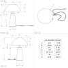 Eglo ARANZOLA Tischleuchte Schwarz, Weiß, 1-flammig
