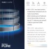 Paul Neuhaus PURE E-CLIPSE Pendelleuchte LED Grau, 2-flammig, Fernbedienung