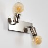 Lagunita Wandleuchte Nickel-Matt, 2-flammig