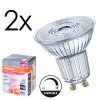 LED GU10 2er Set 3,4 Watt 3000 Kelvin 230 Lumen