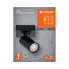 LEDVANCE Led Spot Deckenleuchte Schwarz, 1-flammig