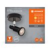 LEDVANCE Led Spot Deckenleuchte Schwarz, 1-flammig