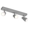 LEDVANCE Led Spot Deckenleuchte Grau, 3-flammig