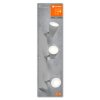 LEDVANCE Led Spot Deckenleuchte Grau, 3-flammig