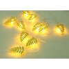 Globo BAILY Lichterkette LED Gold, 10-flammig