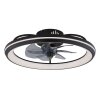 Globo Celeste Deckenventilator LED Schwarz, 1-flammig, Fernbedienung