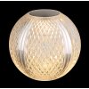 Globo Aida Tischleuchte LED Nickel-Matt, Transparent, Klar, 1-flammig