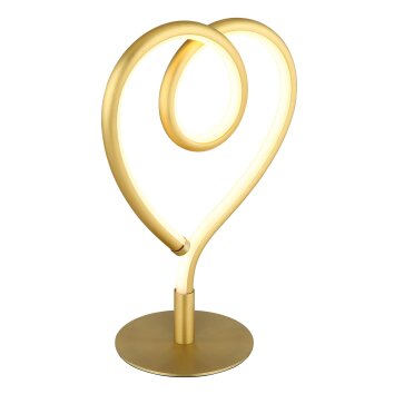 Globo Amore Tischleuchte LED Gold, 1-flammig