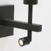 Steinhauer Stang Wandleuchte LED Schwarz, 2-flammig