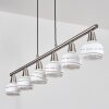 Warga Pendelleuchte LED Nickel-Matt, 6-flammig