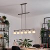 Warga Pendelleuchte LED Nickel-Matt, 6-flammig