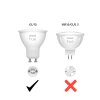 Philips Hue White Ambiance 3er Set LED GU10 4,2 Watt 2200 - 6500 Kelvin 400Lumen