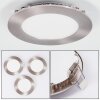 Finsrud Einbauleuchte 3er Set LED Nickel-Matt, 1-flammig