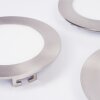 Finsrud Einbauleuchte 3er Set LED Nickel-Matt, 1-flammig