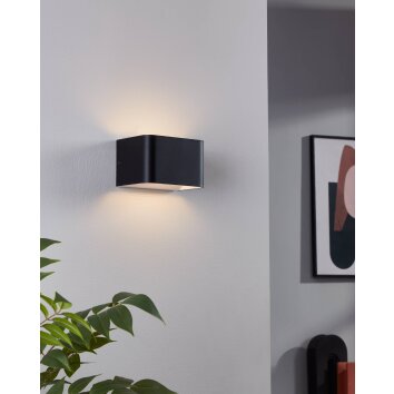 Eglo SANIA 4 Wandleuchte LED Schwarz, Weiß, 1-flammig