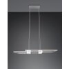 Trio ALBANY Pendelleuchte LED Nickel-Matt, 1-flammig, Fernbedienung