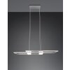 Trio ALBANY Pendelleuchte LED Nickel-Matt, 1-flammig, Fernbedienung