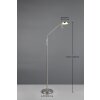 Reality Moreno Stehlampe LED Nickel-Matt, 1-flammig