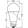 Osram LED E27 14 Watt 2700 Kelvin 1521 Lumen