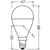 Osram LED E14 7,5 Watt 2700 Kelvin 806 Lumen