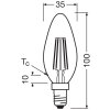 Osram LED E14 1,2 Watt 2700 Kelvin 255 Lumen