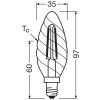 Osram LED E14 2,8 Watt 2700 Kelvin 250 Lumen