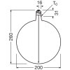 Osram LED E27 4,8 Watt 1800 Kelvin 200 Lumen