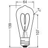 Osram LED E27 8 Watt 2200 Kelvin 806 Lumen