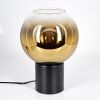 Koyoto Tischleuchte Glas 20 cm Gold, Klar, 1-flammig