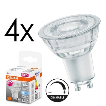 LED GU10 4er Set 4,7 Watt 4000 Kelvin 350 Lumen