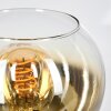 Koyoto Tischleuchte Glas 15 cm Gold, Klar, 1-flammig