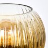 Koyoto Tischleuchte Glas 15 cm Gold, Klar, 1-flammig