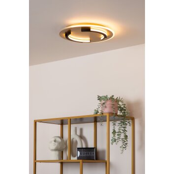 Lucide ANDREAS Deckenleuchte LED Gold, 1-flammig