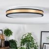 Kirtland Deckenleuchte LED Gold, Schwarz, 1-flammig