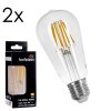 LED E27 2er Set 6 Watt 3000 Kelvin 800 Lumen