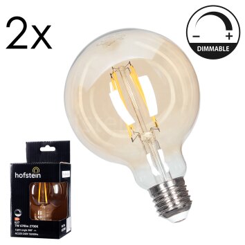 LED E27 2er Set 7 Watt 2700 Kelvin 670 Lumen