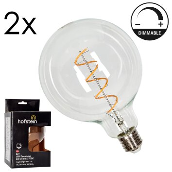 LED E27 2er Set 6 Watt 2700 Kelvin 350 Lumen